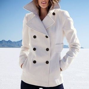 White Victoria's Secret Pea Coat